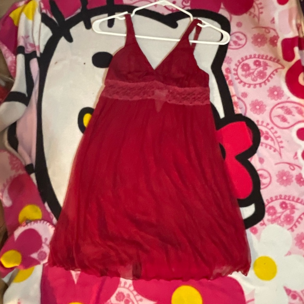 Burgundy lingerie top Sz M